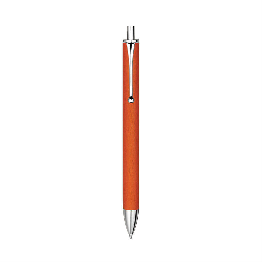 e+m Holzprodukte ‘Allwood’ Wooden Ballpoint Pen Ball Point Pen e+m Holzprodukte Orange Beechwood 
