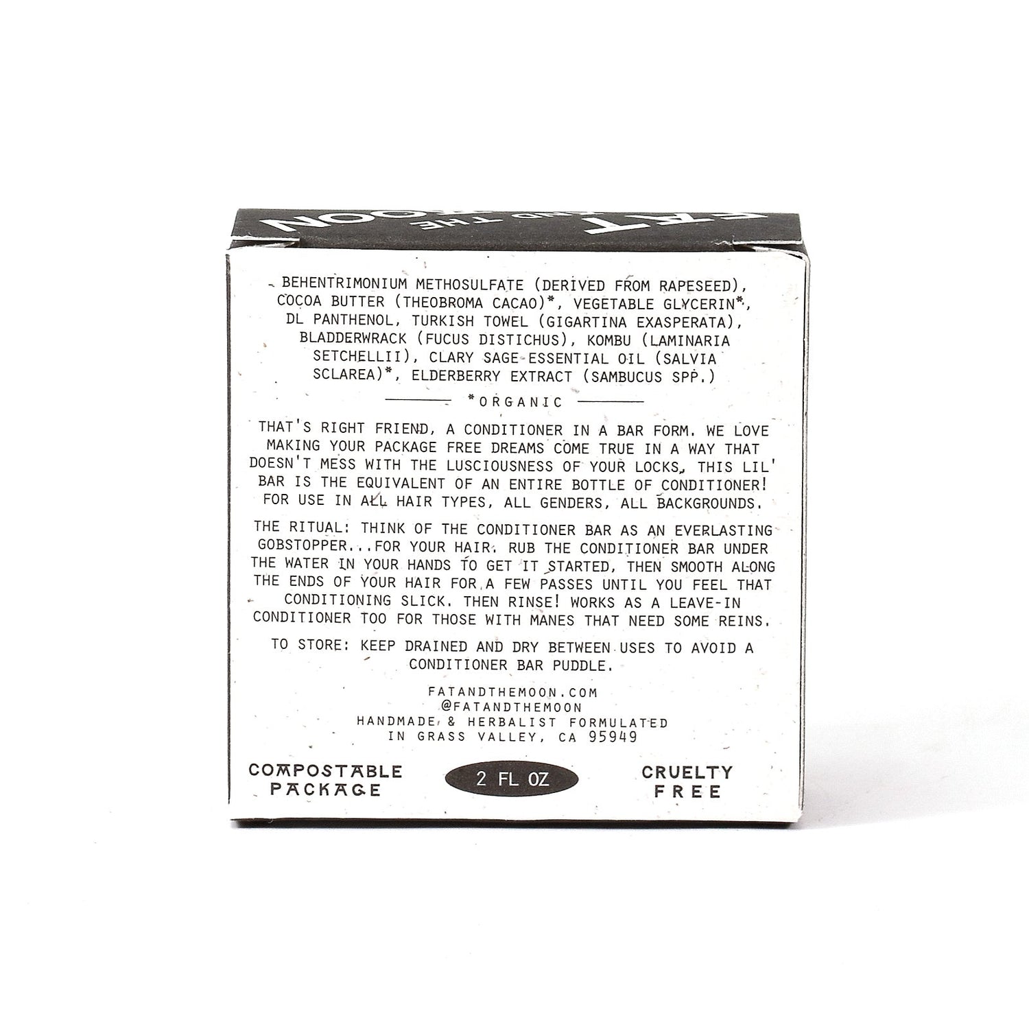 Fat and the Moon Conditioner Bar Hair Conditioner Fat and the Moon 