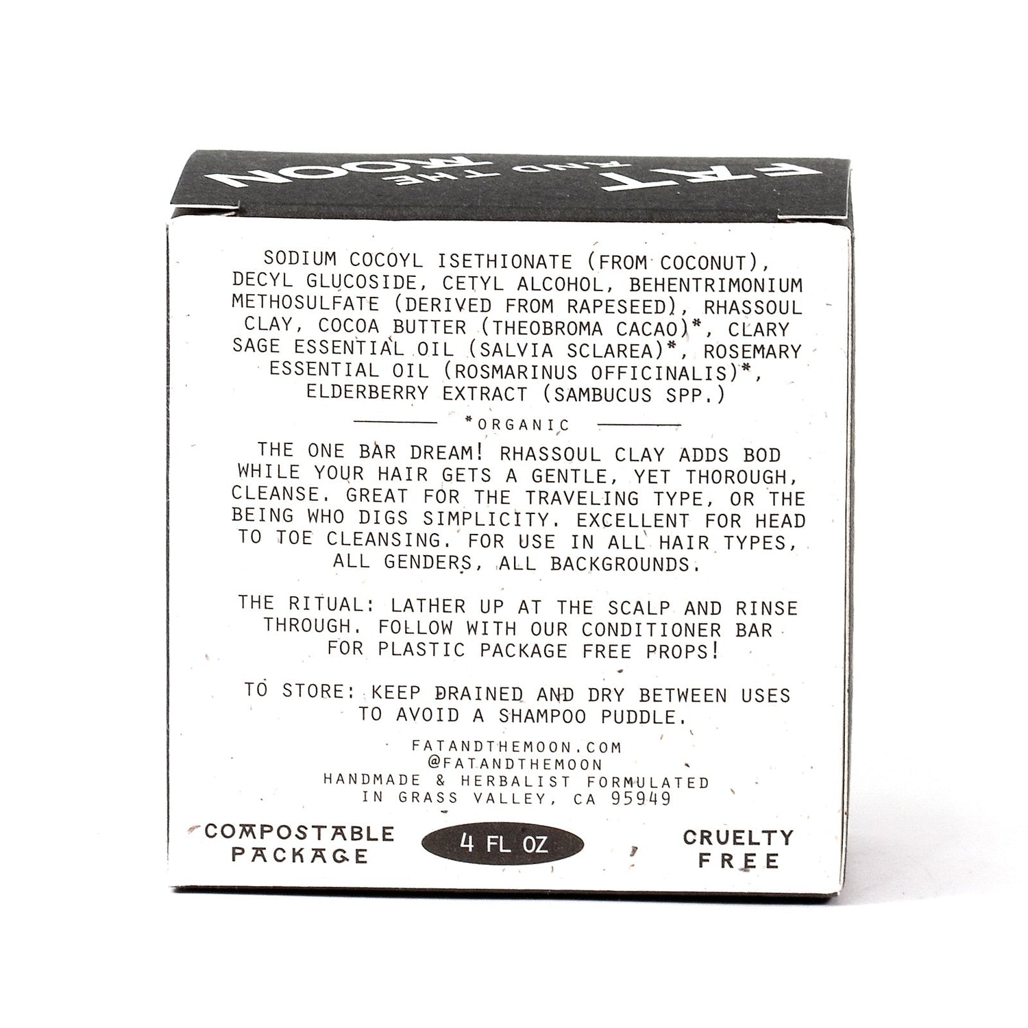 Fat and the Moon Shampoo Bar Shampoo Fat and the Moon 
