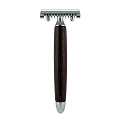 Fatip Wood Safety Razor Double Edge Safety Razor Fatip Wenge Wood Open 