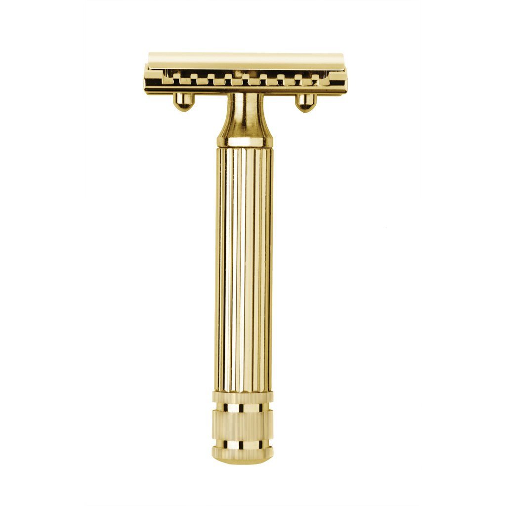 Fatip Classic Grande Double-Edge Safety Razor Double Edge Safety Razor Fatip Gold Closed 