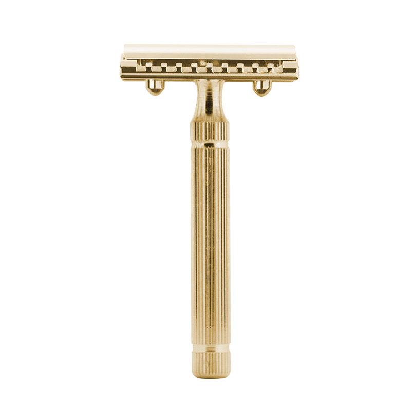 Fatip Piccolo Safety Razor Double Edge Safety Razor Fatip Gold Closed 