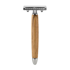 Fatip Wood Safety Razor Double Edge Safety Razor Fatip Olive Wood Closed 
