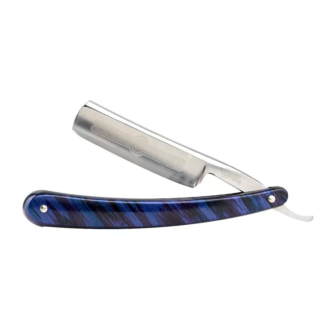 Gold Dollar 300 Round Point Straight Razor 6/8