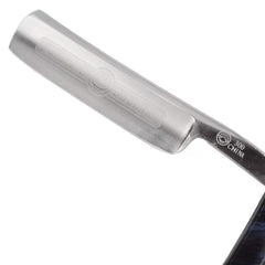 Gold Dollar 300 Round Point Straight Razor 6/8", Violet Handle Straight Razor Gold Dollar 