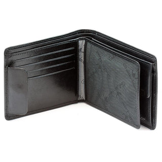 Golden Head Colorado RFID Protect Billfold Leather Wallet with Coin Pouch, Black Leather Wallet Golden Head 