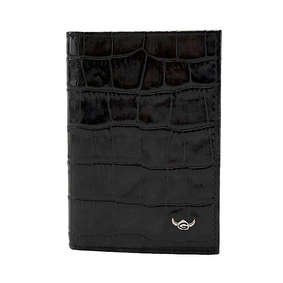 Golden Head Cayman Limited Edition Credit Card Leather Case, Black Leather Wallet Golden Head 