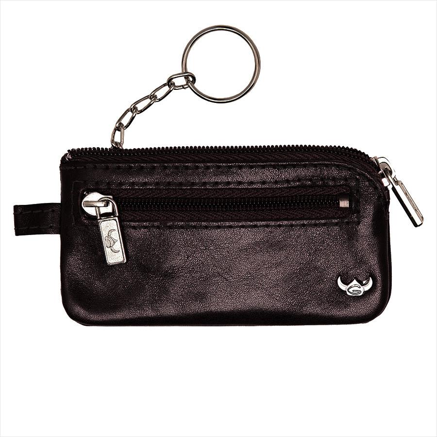 Golden Head Colorado Leather Zippered Key Holder Key Case Golden Head Bordeaux 