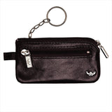 Golden Head Colorado Leather Zippered Key Holder Key Case Golden Head Bordeaux 