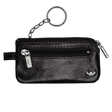 Golden Head Colorado Leather Zippered Key Holder Key Case Golden Head Black 