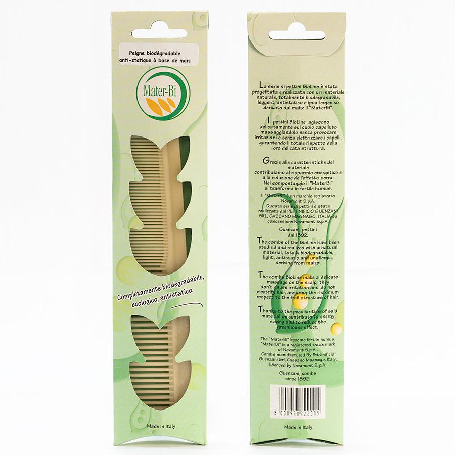Guenzani Biodegradable Anti-static Double-Tooth 190mm Comb Comb Other 
