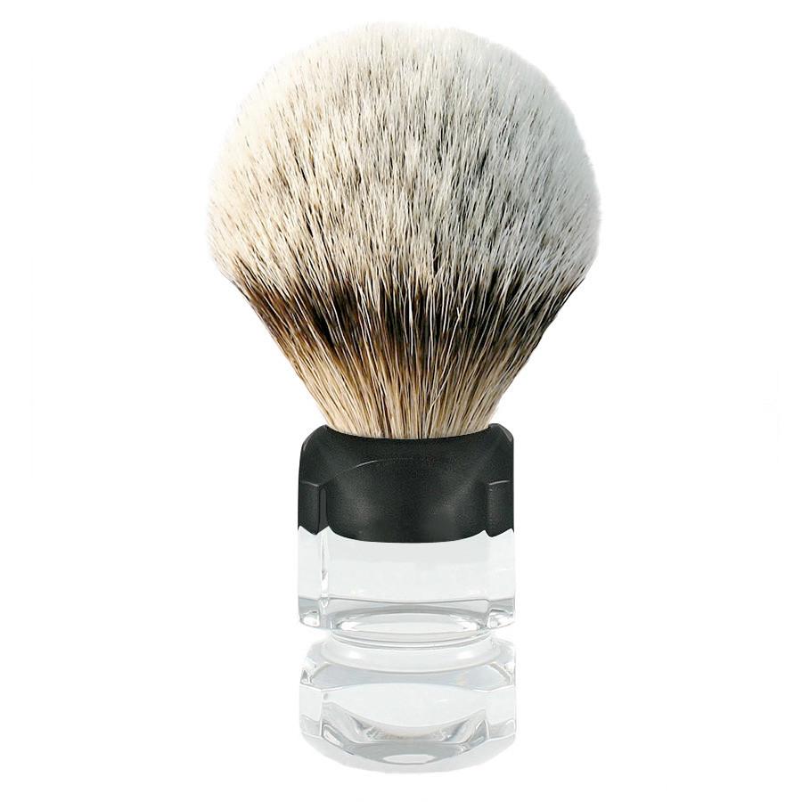 H.L. Thater 4376 Series Silvertip Shaving Brush with Two-Tone Handle, Size 4 Badger Bristles Shaving Brush Heinrich L. Thater 