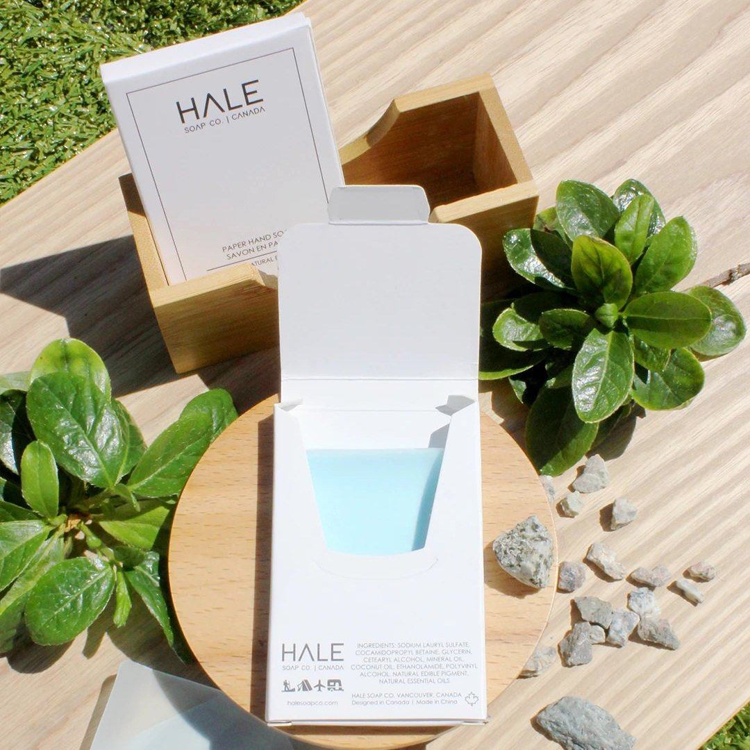 Hale Soap Co Paper Soap Bar Specialty Soap Hale Soap Co Sea Breeze 