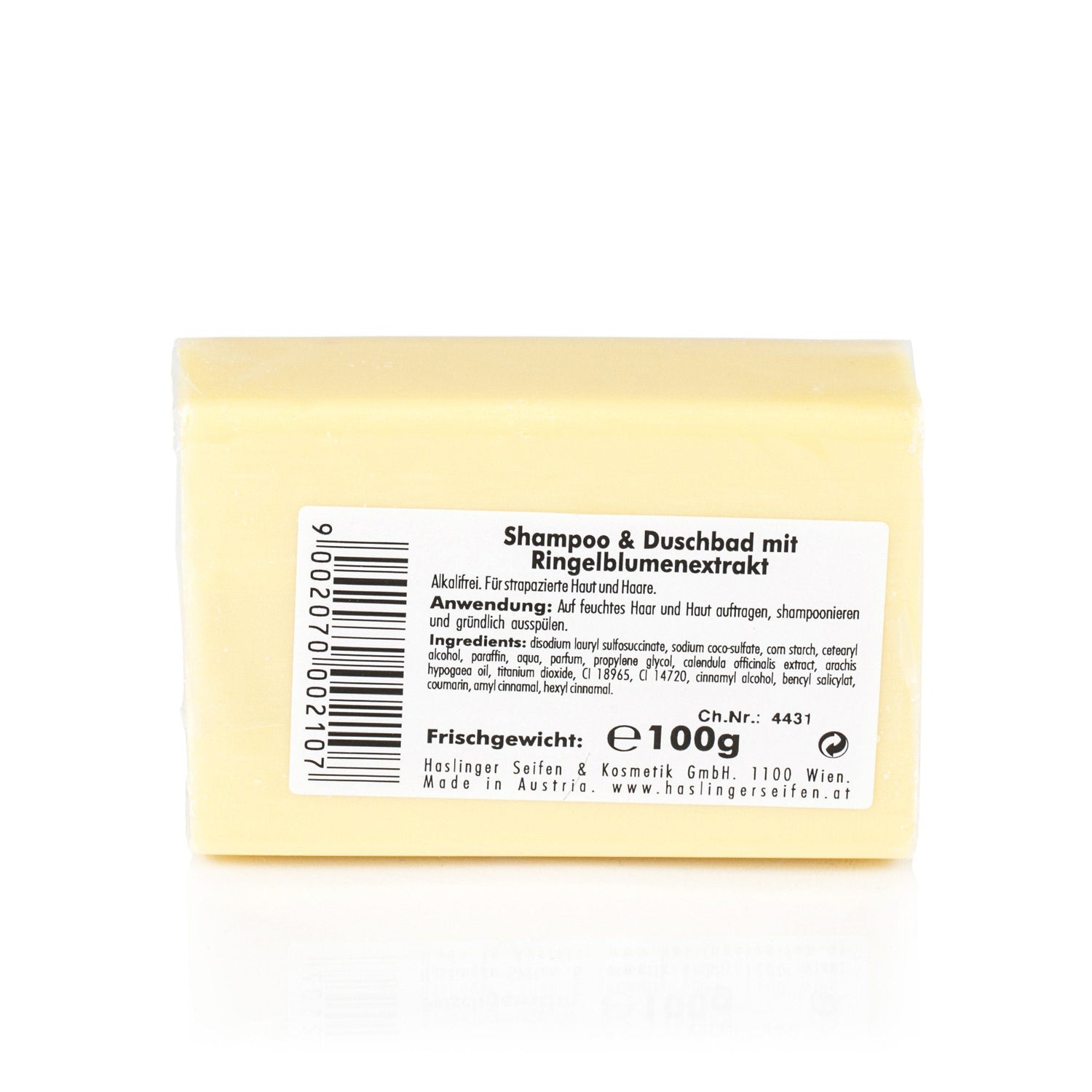 Haslinger Marigold Compact Shampoo and Soap Bar Body Soap Haslinger 