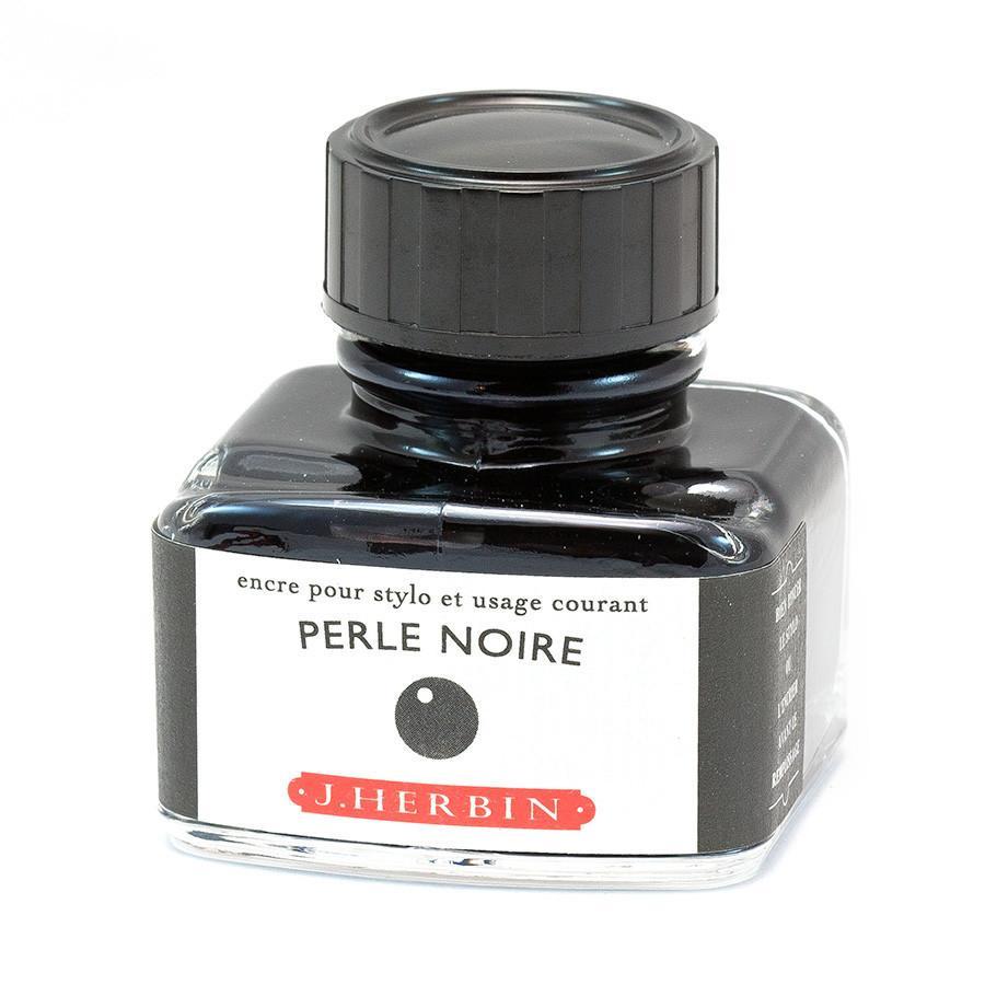 J. Herbin Fountain Pen Ink Bottles Ink Refill J. Herbin Black Pearl 