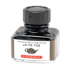 J. Herbin Fountain Pen Ink Bottles Ink Refill J. Herbin Tea Dregs 