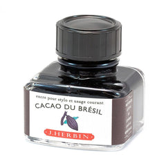 J. Herbin Fountain Pen Ink Bottles Ink Refill J. Herbin Brazilian Cocoa 