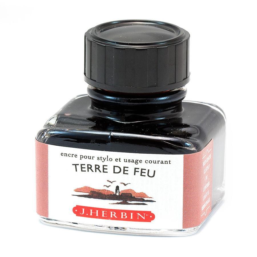 J. Herbin Fountain Pen Ink Bottles Ink Refill J. Herbin Tierra del Fuego 