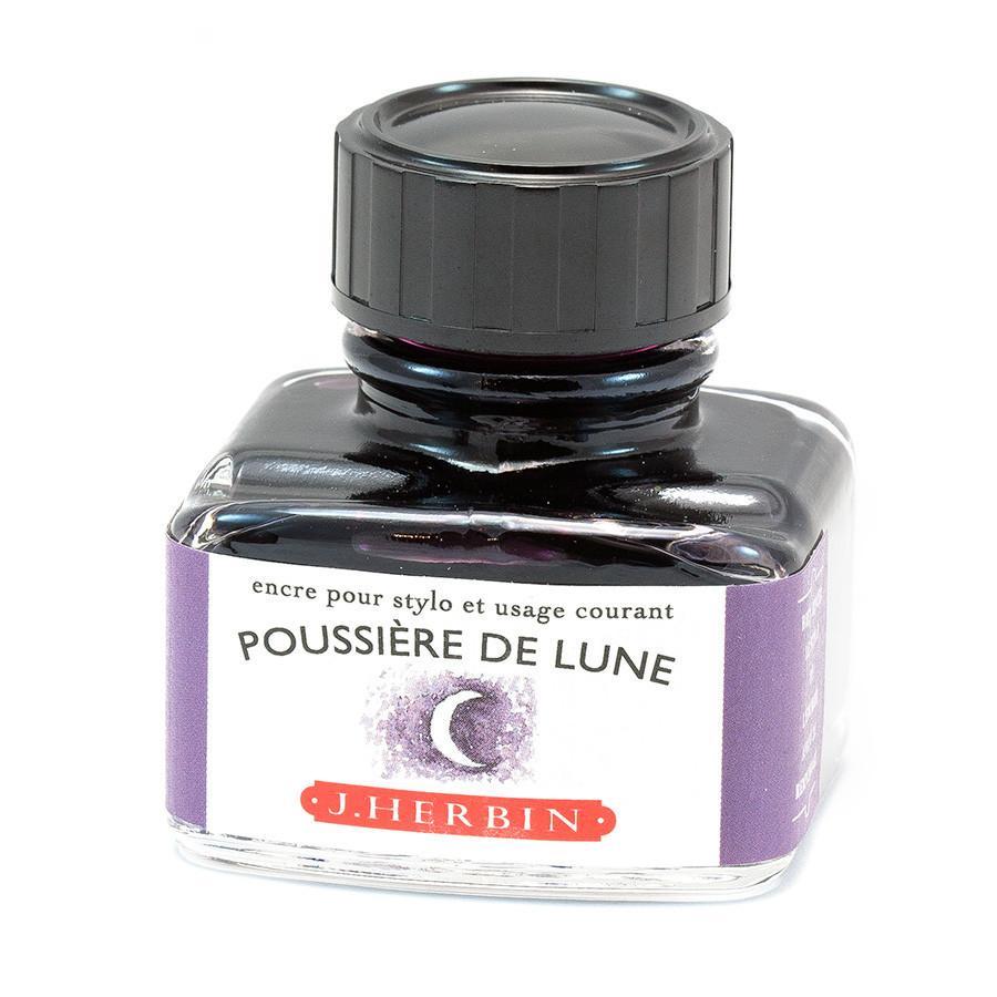 J. Herbin Fountain Pen Ink Bottles Ink Refill J. Herbin Moon Dust Purple 
