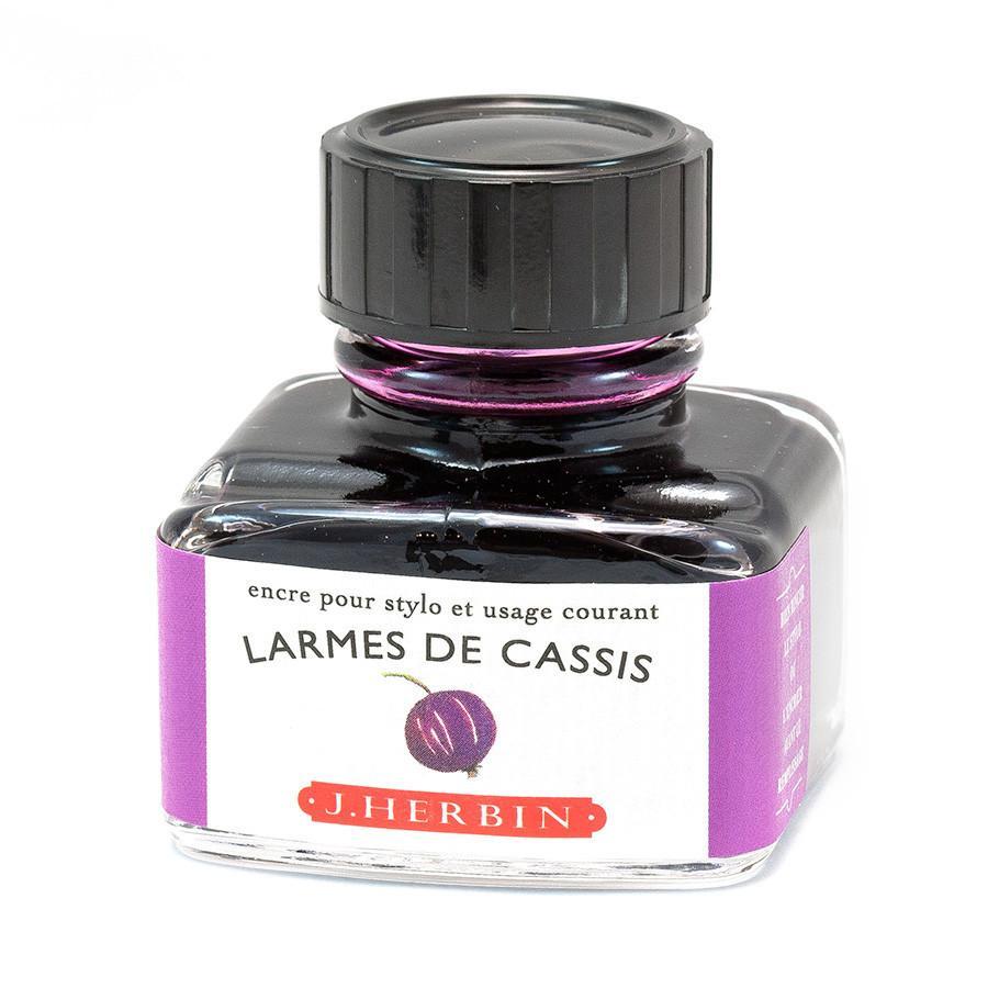 J. Herbin Fountain Pen Ink Bottles Ink Refill J. Herbin Blackcurrant Tears 
