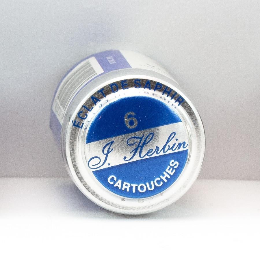 J. Herbin Fountain Pen Ink Cartridges, 6-Pack Tin Ink Refill J. Herbin 