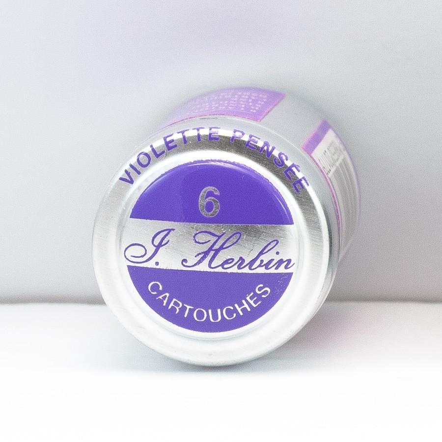 J. Herbin Fountain Pen Ink Cartridges, 6-Pack Tin Ink Refill J. Herbin 