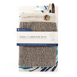 Hydrea London Sisal and Linen Exfoliating Spa Mitt Body Exfoliating Mitt The Natural Sea Sponge Co 