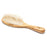 Hydrea London Olive Wood Oval Hair Brush With Olive Wood Pins and Rubber Cushion Hair Brush The Natural Sea Sponge Co 