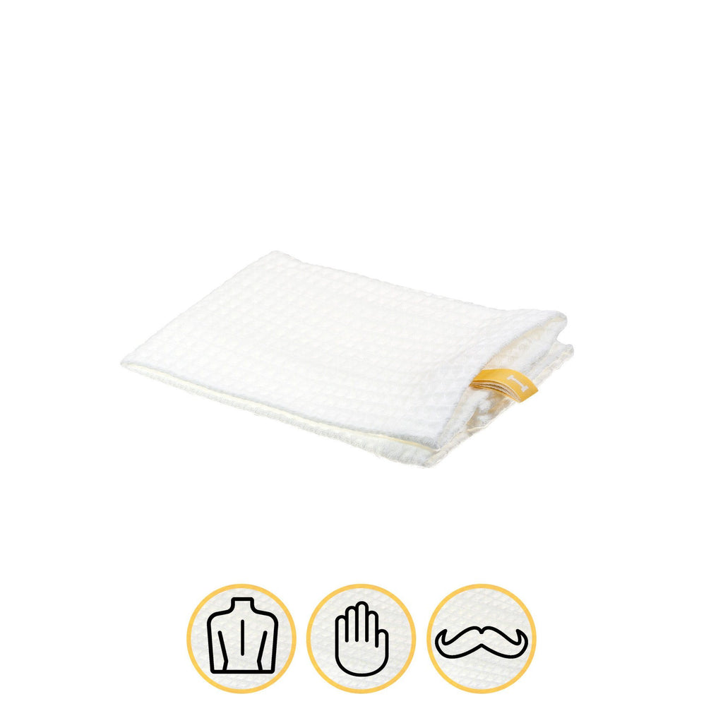 Ikeuchi Organic I 340 Cotton Towel, White Towel Ikeuchi Washcloth (30 x 33 cm) 