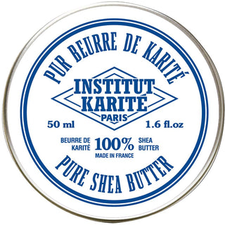 Institut Karite 100% Shea Butter For Hands, Lips, Face, Body and Hair, Fragrance Free Lip Balms Institut Karite 50 ml 
