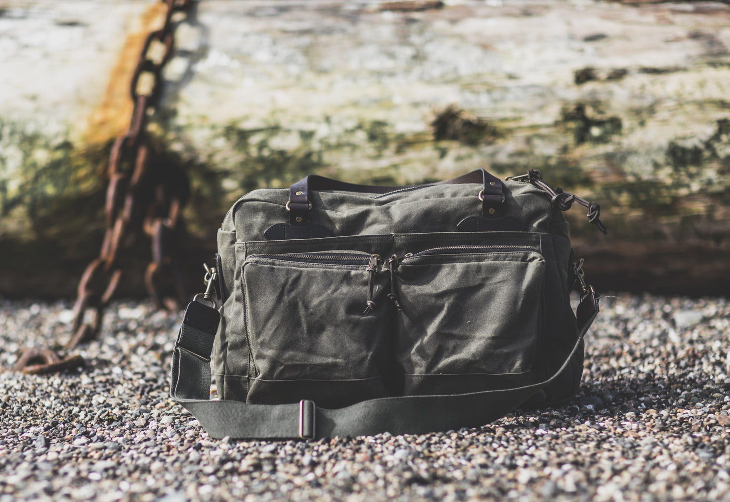 FILSON 48-Hour Tin Cloth Duffle Bag Travel Bag FILSON 