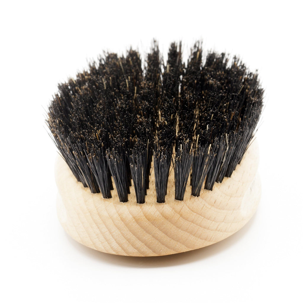 Men's Beechwood Military Hairbrush with Pure Soft or Wild Boar Bristle —  Fendrihan Canada