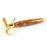Joris 24k Gold Plated Open Comb Double-Edge Safety Razor, Thuja Wood Handle Double Edge Safety Razor Plisson - Joris 