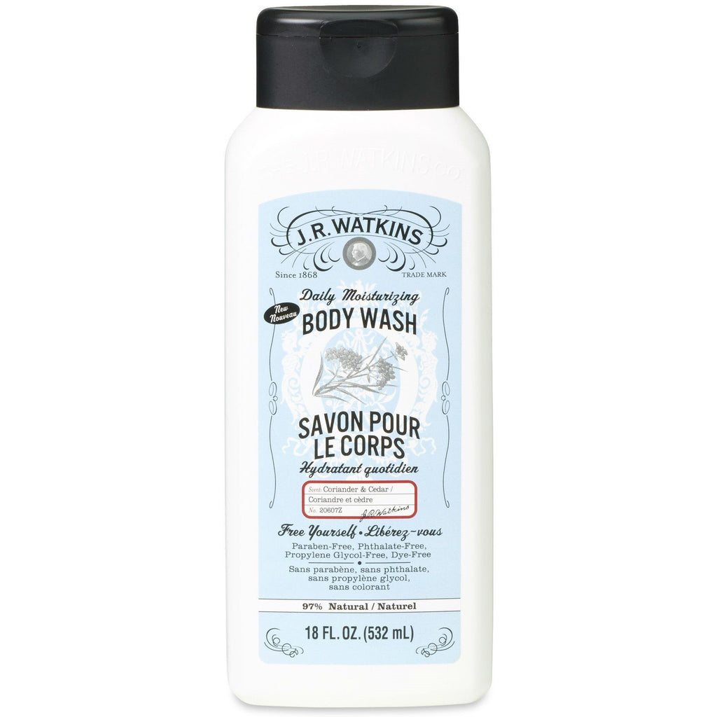 J. R. Watkins Coriander & Cedar Daily Moisturizing Body Wash Men's Body Wash J. R. Watkins 