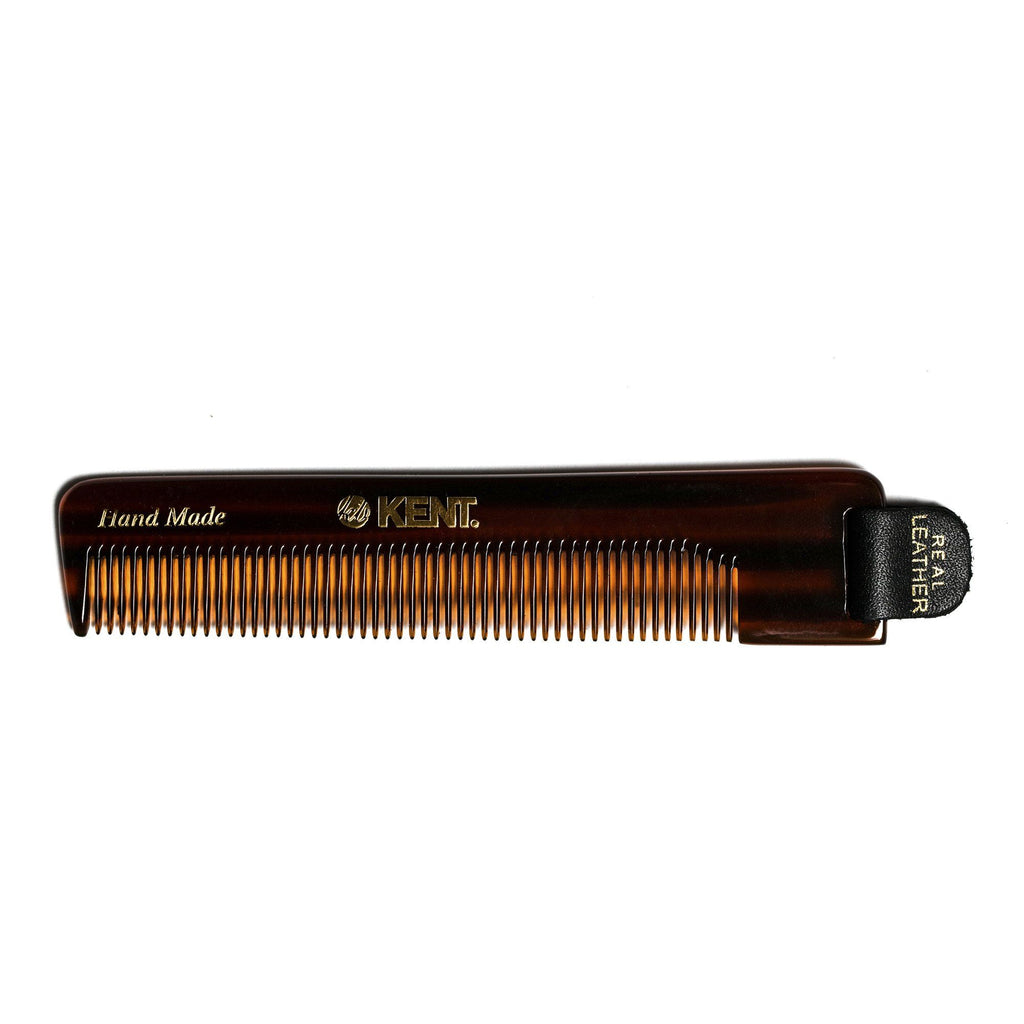 Kent NU22 Fine Tooth Comb with Black Leather Case Comb Kent 