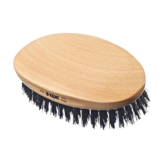 Kent PF22 Military-style Hand-finished Hairbrush, Black Bristle Hair Brush Kent 