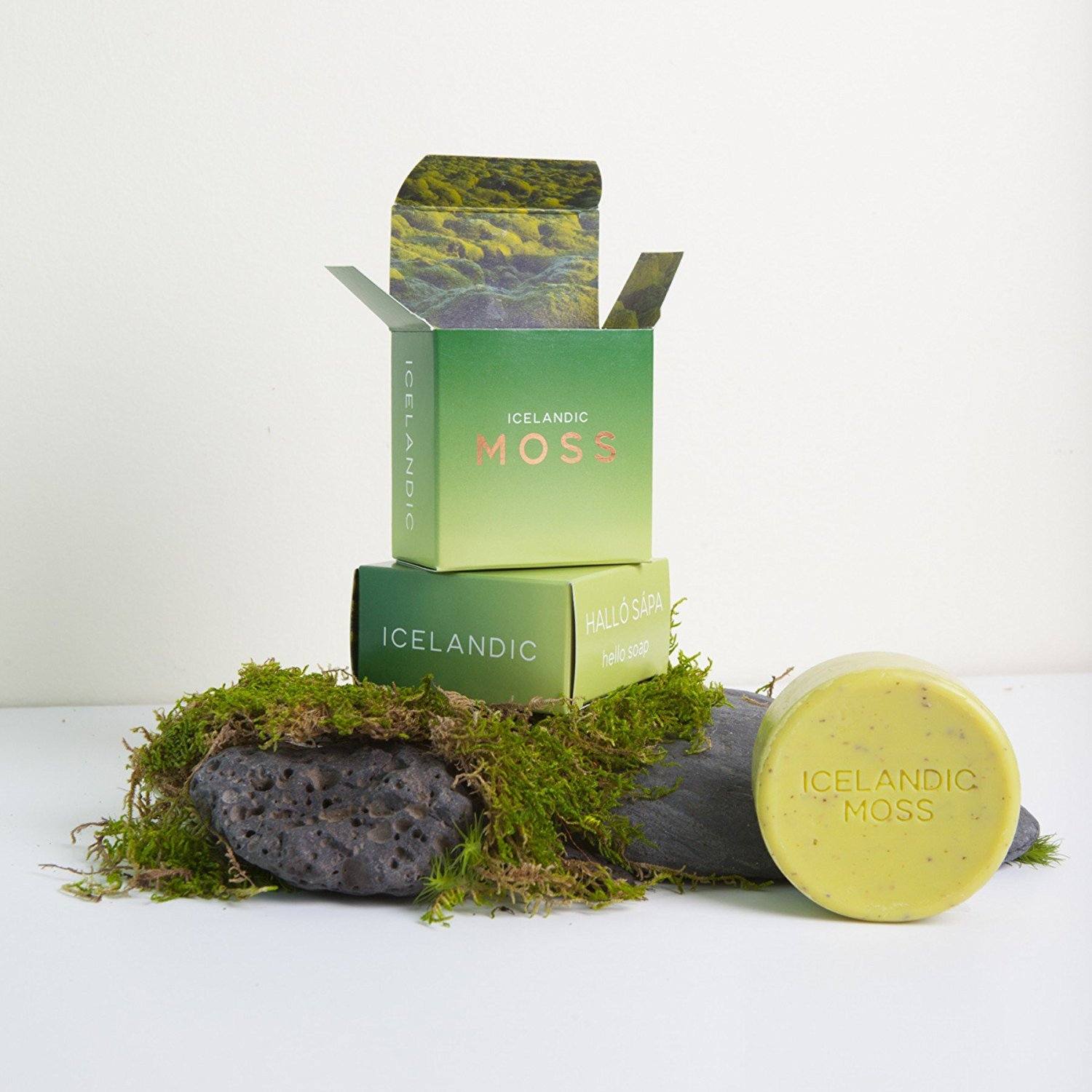 Halló Sápa Icelandic Moss Soap Body Soap Halló Sápa 