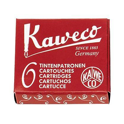 Kaweco Fountain Pen Ink Cartridges, 6-pack Ink Refill Kaweco Red 