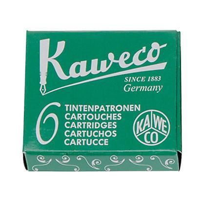 Kaweco Fountain Pen Ink Cartridges, 6-pack Ink Refill Kaweco Palm Green 