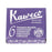 Kaweco Fountain Pen Ink Cartridges, 6-pack Ink Refill Kaweco Summer Purple 