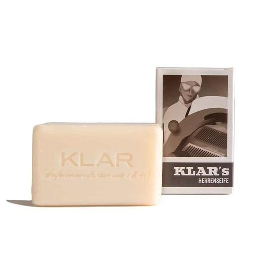 Klar's Classic Gentlemen's Hand Size Soap, Palm Oil-Free Body Soap Klar Seifen 
