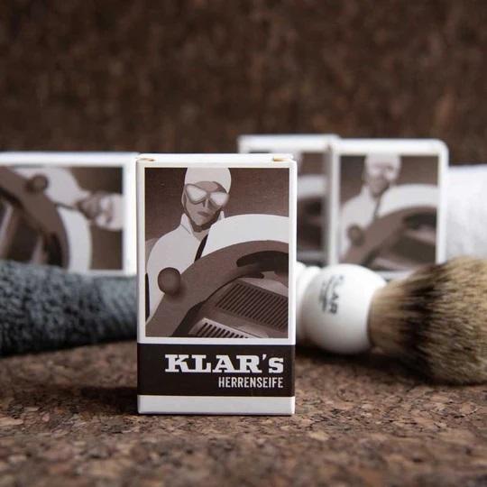 Klar's Classic Gentlemen's Hand Size Soap, Palm Oil-Free Body Soap Klar Seifen 