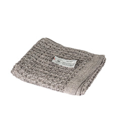 Kontex Cotton Lattice Towel, Grey Towel Japanese Exclusives Hand Towel (36 x 85 cm) 