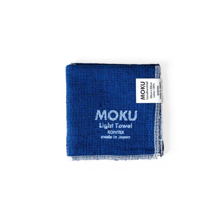 Kontex Moku Light Towel, Navy Towel Japanese Exclusives Washcloth (28.57 x 28.57 cm) 