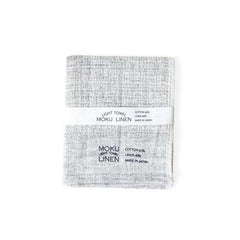 Kontex Moku Linen Towel, Charcoal Towel Japanese Exclusives Washcloth (40 x 33 cm) 