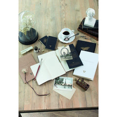 Clairefontaine Flying Spirit Journal, Cognac Leather Notebook Clairefontaine 