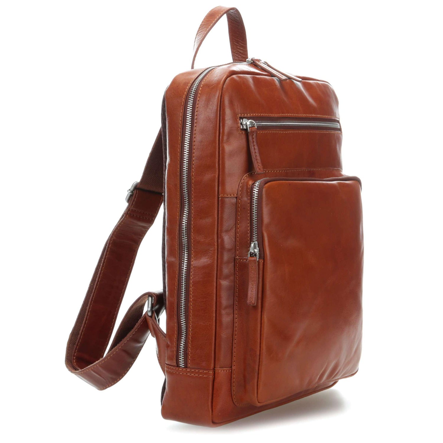 Leonhard Heyden Cambridge Leather Backpack with 15