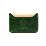 Manufactus Basic Leather Credit Card Holder Leather Wallet Manufactus by Luca Natalizia Green 