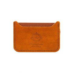 Manufactus Basic Leather Credit Card Holder Leather Wallet Manufactus by Luca Natalizia Whiskey 