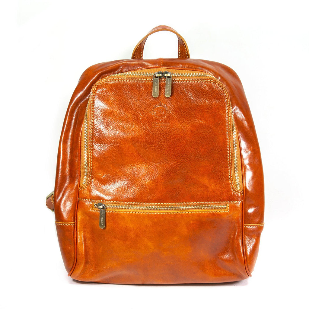 Manufactus Biga Leather Backpack Backpack Fendrihan Canada Cognac 